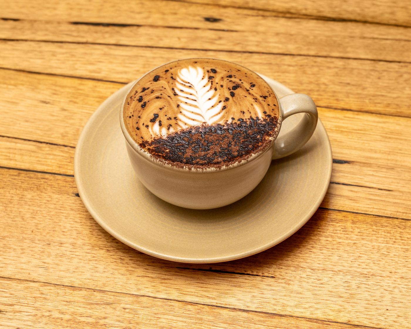 A cappuccino at Cafe Chulo